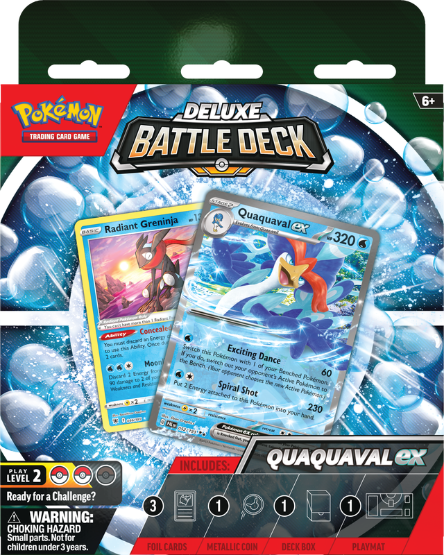 Pokemon TCG: Quaquaval ex Deluxe Battle Deck