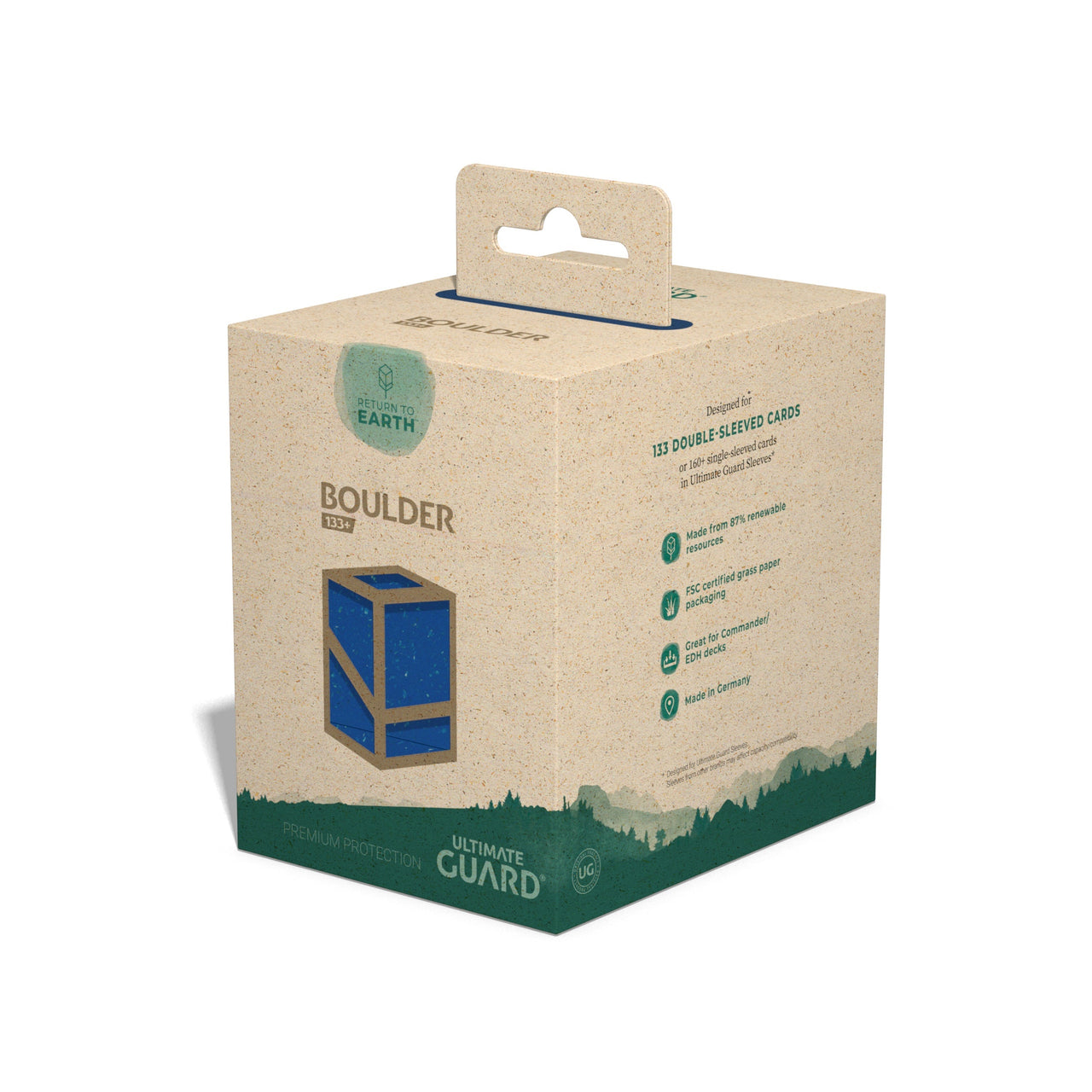 Ultimate Guard - Return to Earth - Boulder Deck Case - Blue