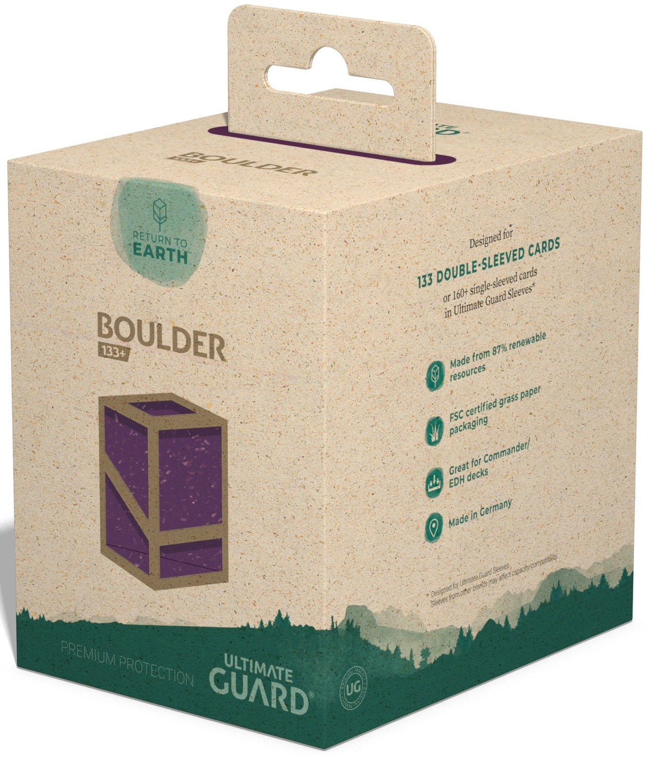 Ultimate Guard - Return to Earth - Boulder Deck Case - Purple