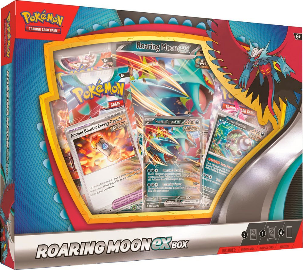 Pokemon TCG: Roaring Moon ex Collection Box