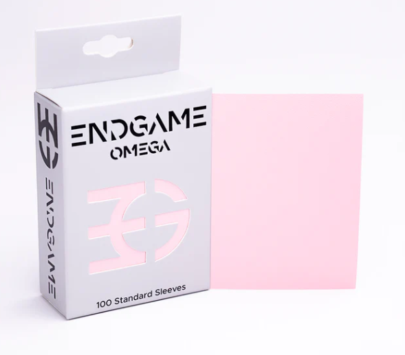 ENDGAME: OMEGA Standard Size Sleeves - Sakura Pink (100 Count)