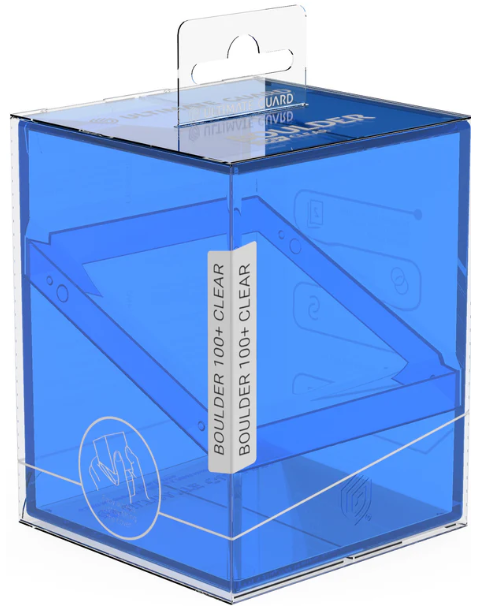 Ultimate Guard Boulder Deck Case - Clear Sapphire