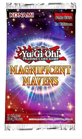 Yu-Gi-Oh Magificent Mavens Loose Booster Pack