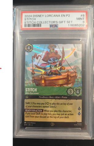 Stitch - Alien Buccaneer 8/P2 EN 6 - PSA 9