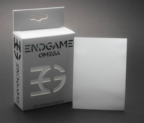 ENDGAME: OMEGA Standard Size Sleeves - Trillium White (100 Count)