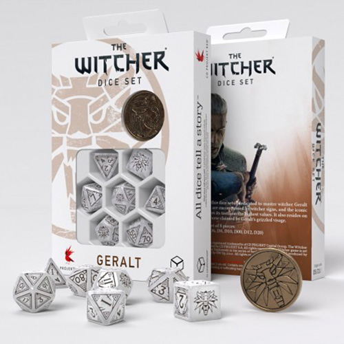 The Witcher: Geralt the White Wolf - Dice Set