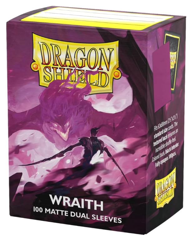 Dragon Shield Sleeves - Dual Matte Wraith 100ct