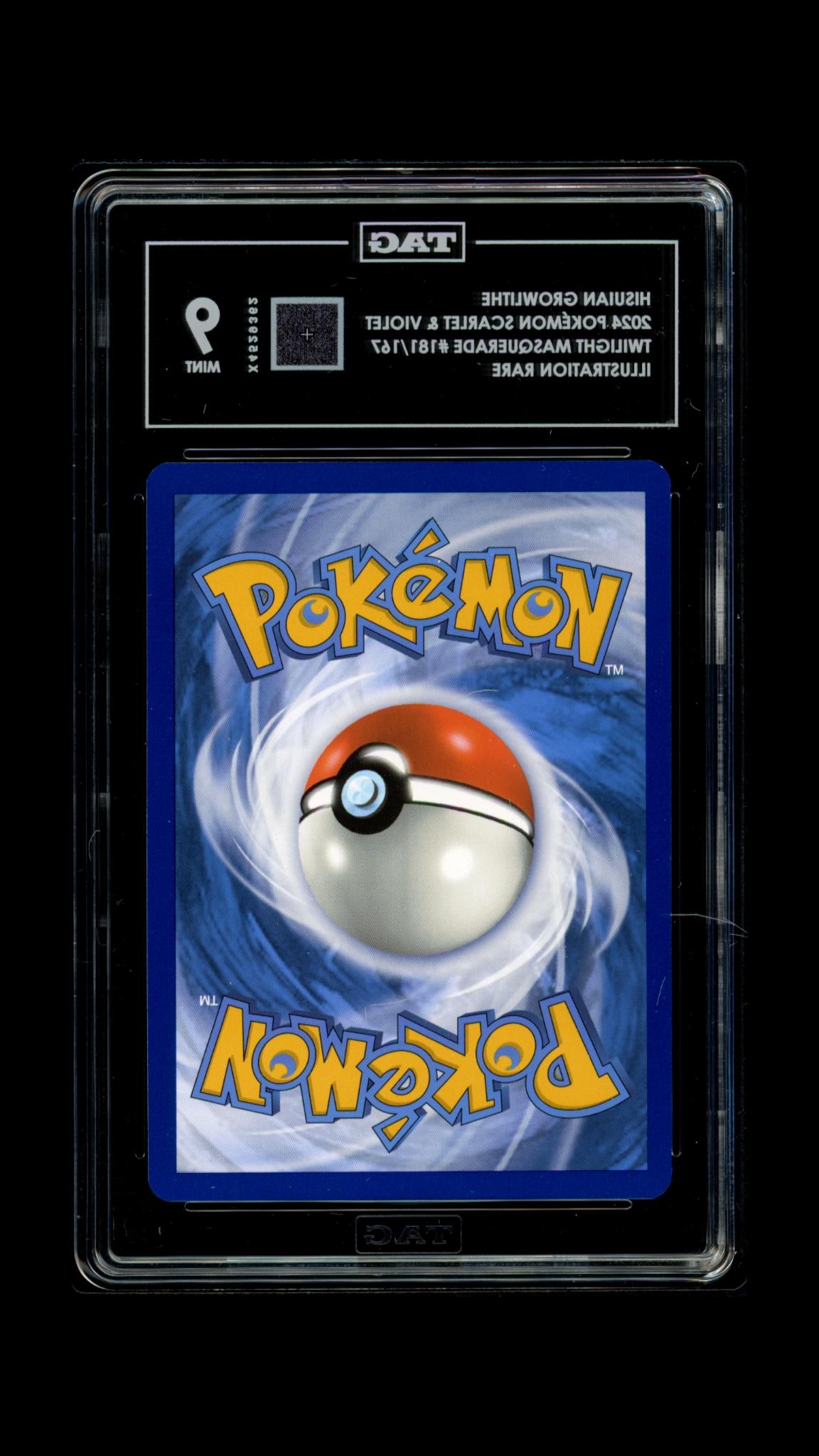 TAG 9 Hisuian Growlithe (181/167) [Scarlet & Violet: Twilight Masquerade]
