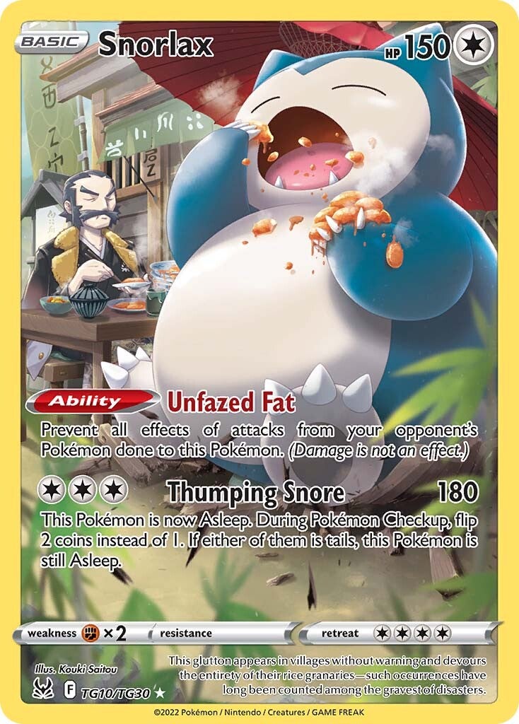 Snorlax (TG10/TG30) [Sword & Shield: Lost Origin] | Infinity Cards & Collectibles