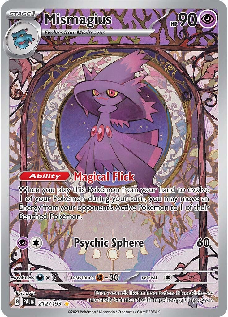 Mismagius (212/193) [Scarlet & Violet: Paldea Evolved] | Infinity Cards & Collectibles