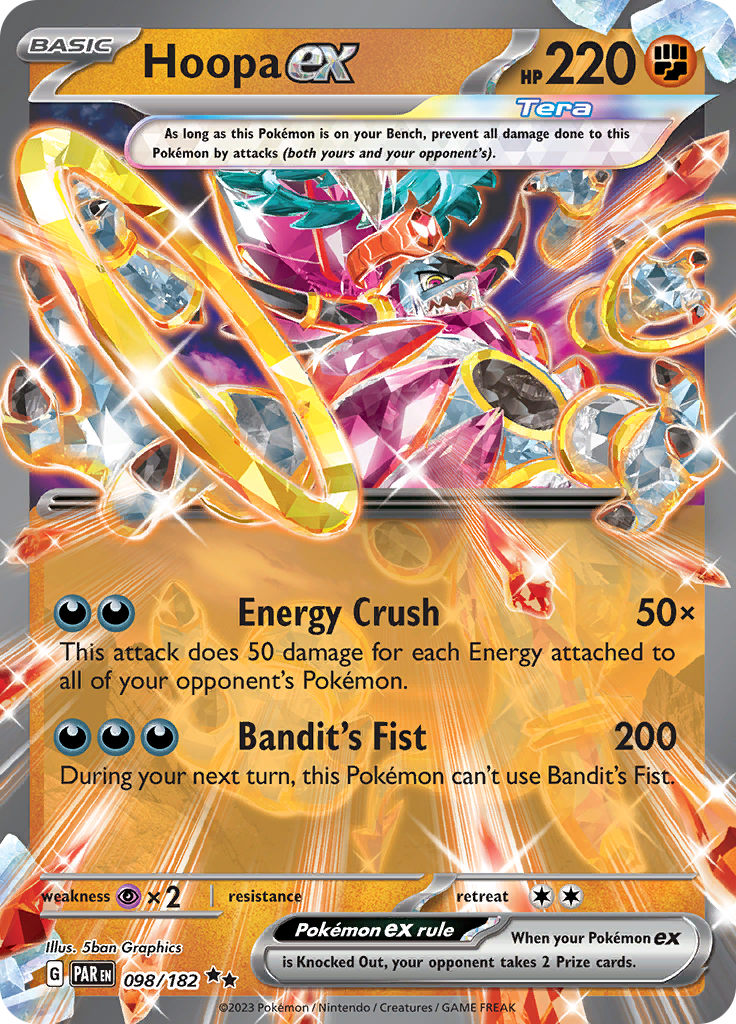 Hoopa ex (098/182) [Scarlet & Violet: Paradox Rift] | Infinity Cards & Collectibles