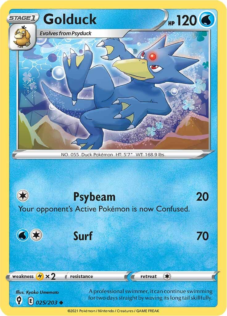 Golduck (025/203) [Sword & Shield: Evolving Skies] | Infinity Cards & Collectibles