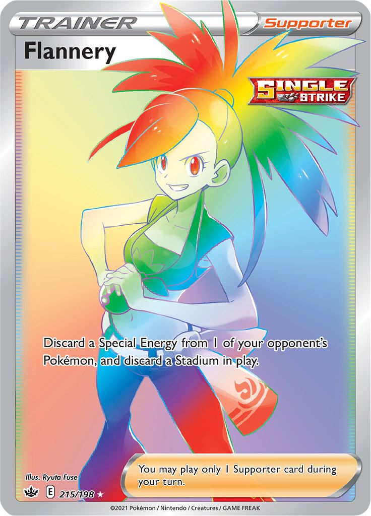 Flannery (215/198) [Sword & Shield: Chilling Reign] | Infinity Cards & Collectibles