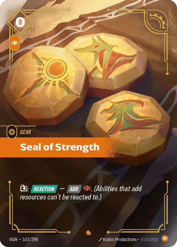 Riftbound - Seal of Strength - 163/298 - Epic