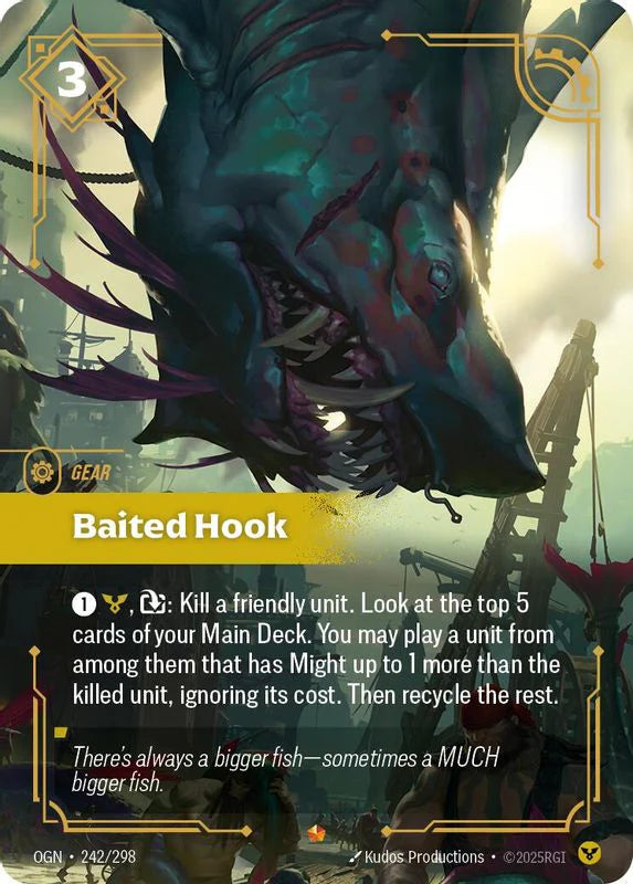 Riftbound - Baited Hook - 242/298 - Epic