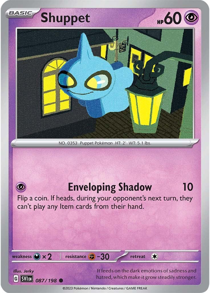 Shuppet (087/198) [Scarlet & Violet: Base Set] | Infinity Cards & Collectibles