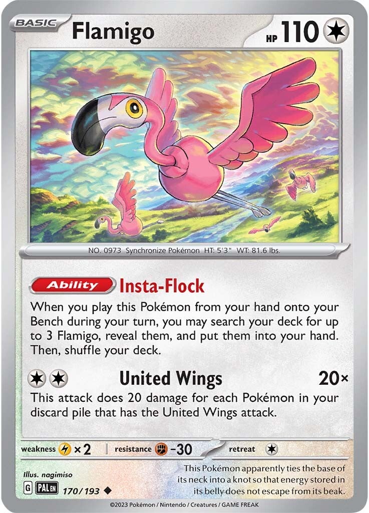 Flamigo (170/193) [Scarlet & Violet: Paldea Evolved] | Infinity Cards & Collectibles