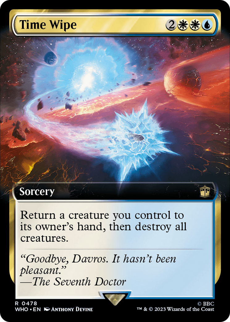 Time Wipe (Extended Art) [Doctor Who] | Infinity Cards & Collectibles
