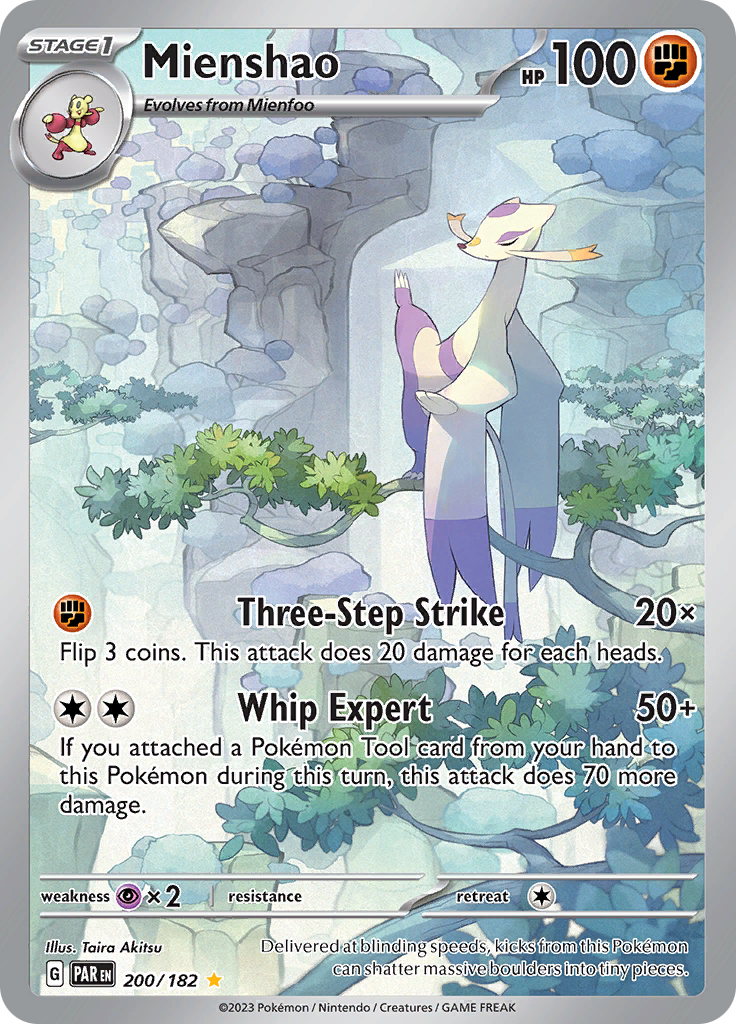 Mienshao (200/182) [Scarlet & Violet: Paradox Rift] | Infinity Cards & Collectibles
