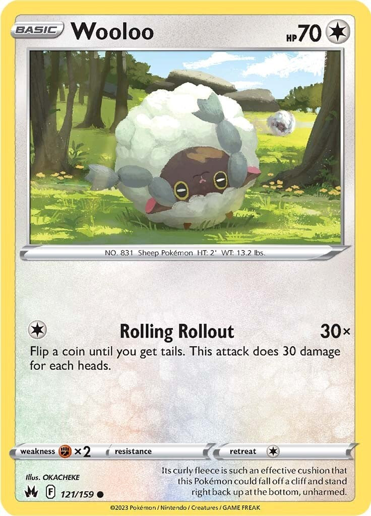 Wooloo (121/159) [Sword & Shield: Crown Zenith] | Infinity Cards & Collectibles