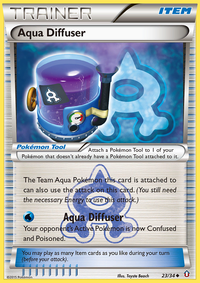 Aqua Diffuser (23/34) [XY: Double Crisis] | Infinity Cards & Collectibles