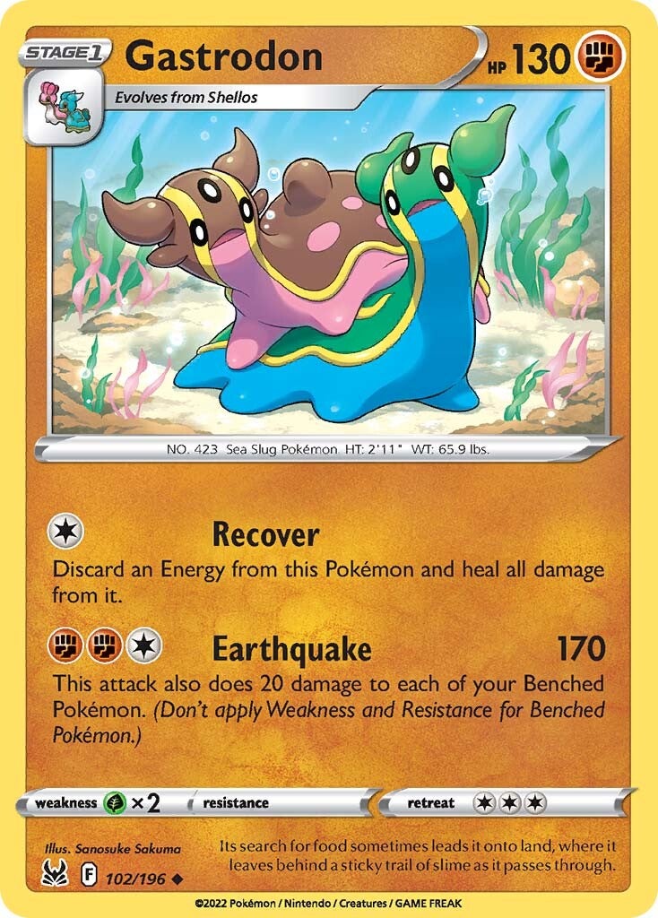 Gastrodon (102/196) [Sword & Shield: Lost Origin] | Infinity Cards & Collectibles