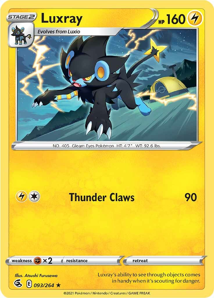 Luxray (093/264) [Sword & Shield: Fusion Strike] | Infinity Cards & Collectibles