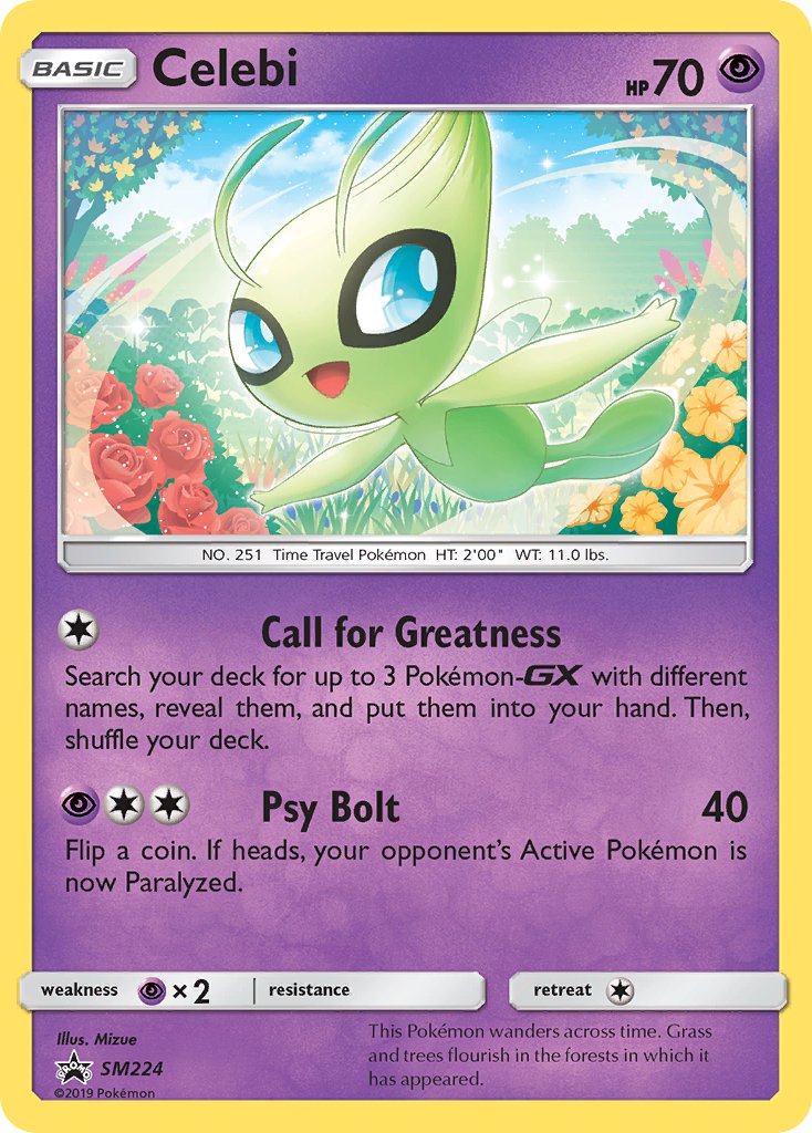 Celebi (SM224) [Sun & Moon: Black Star Promos] | Infinity Cards & Collectibles