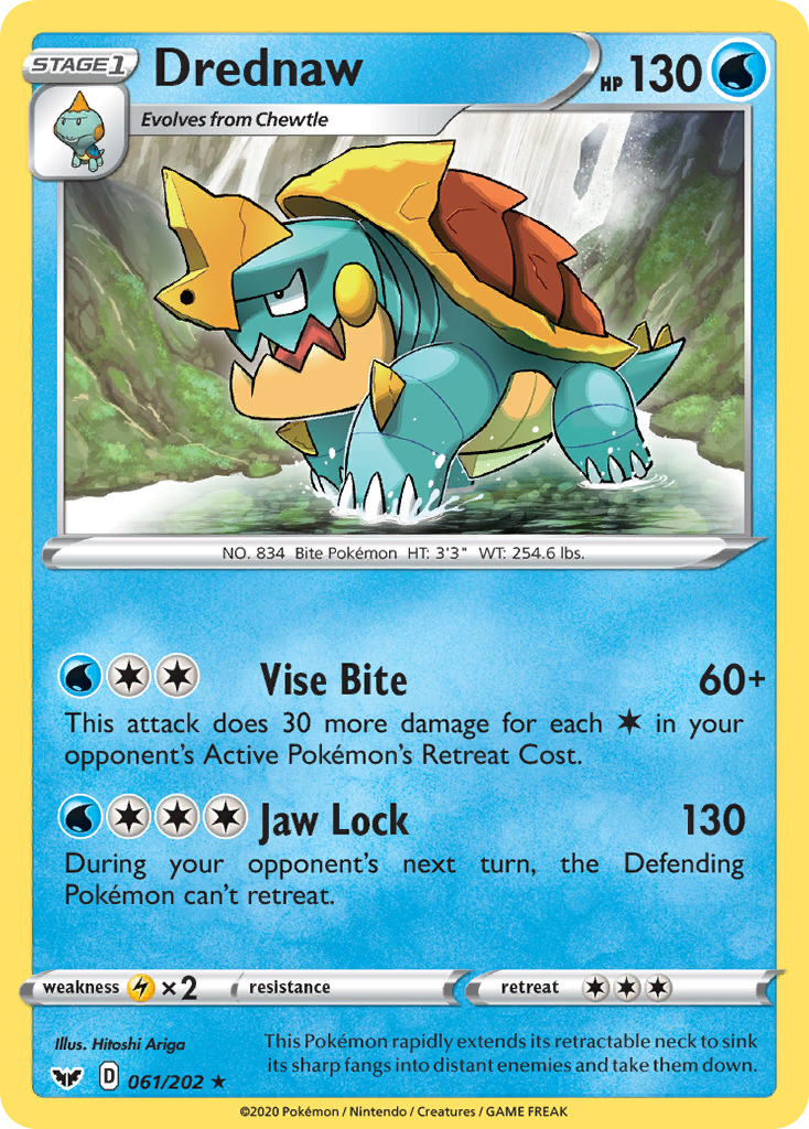 Drednaw (061/202) [Sword & Shield: Base Set] | Infinity Cards & Collectibles