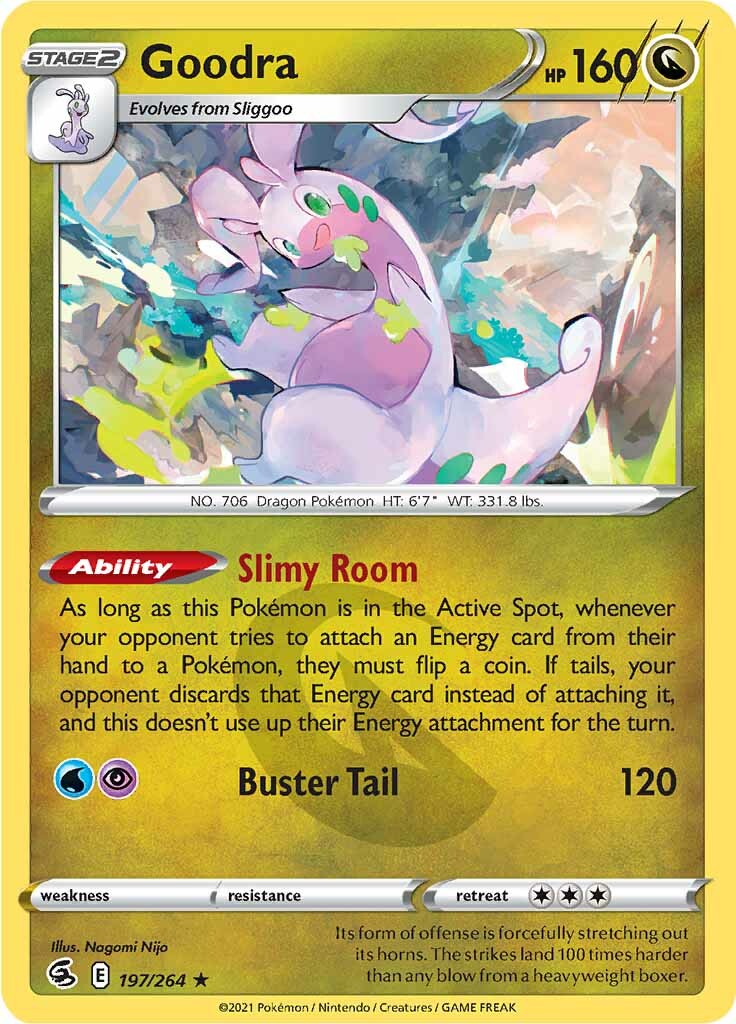 Goodra (197/264) [Sword & Shield: Fusion Strike] | Infinity Cards & Collectibles