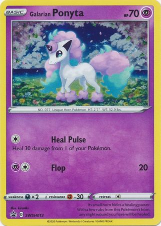 Galarian Ponyta (SWSH013) [Sword & Shield: Black Star Promos] | Infinity Cards & Collectibles