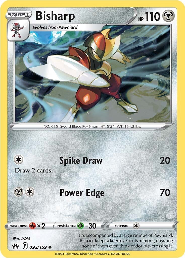 Bisharp (093/159) [Sword & Shield: Crown Zenith] | Infinity Cards & Collectibles