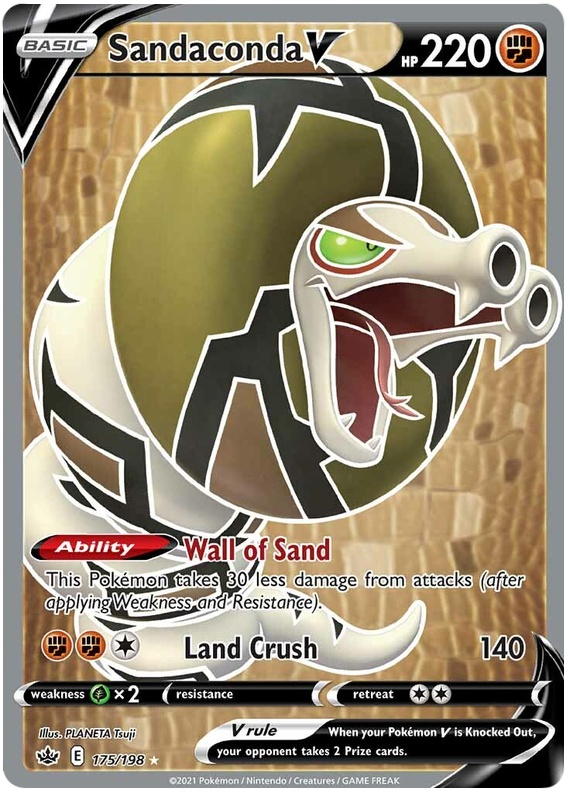 Sandaconda V (175/198) [Sword & Shield: Chilling Reign] | Infinity Cards & Collectibles