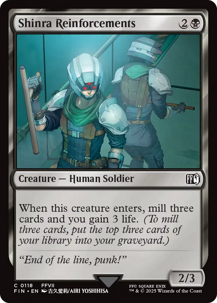 Shinra Reinforcements [FINAL FANTASY] | Infinity Cards & Collectibles