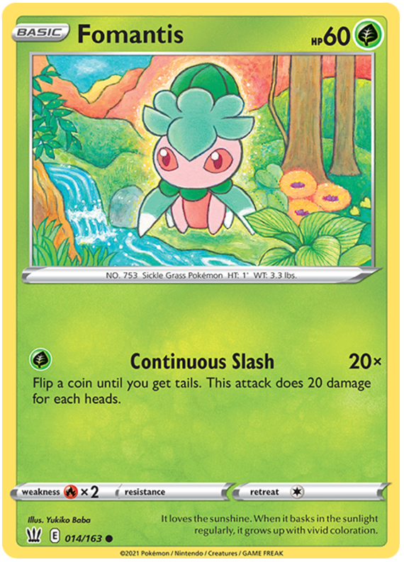 Fomantis (014/163) [Sword & Shield: Battle Styles] | Infinity Cards & Collectibles