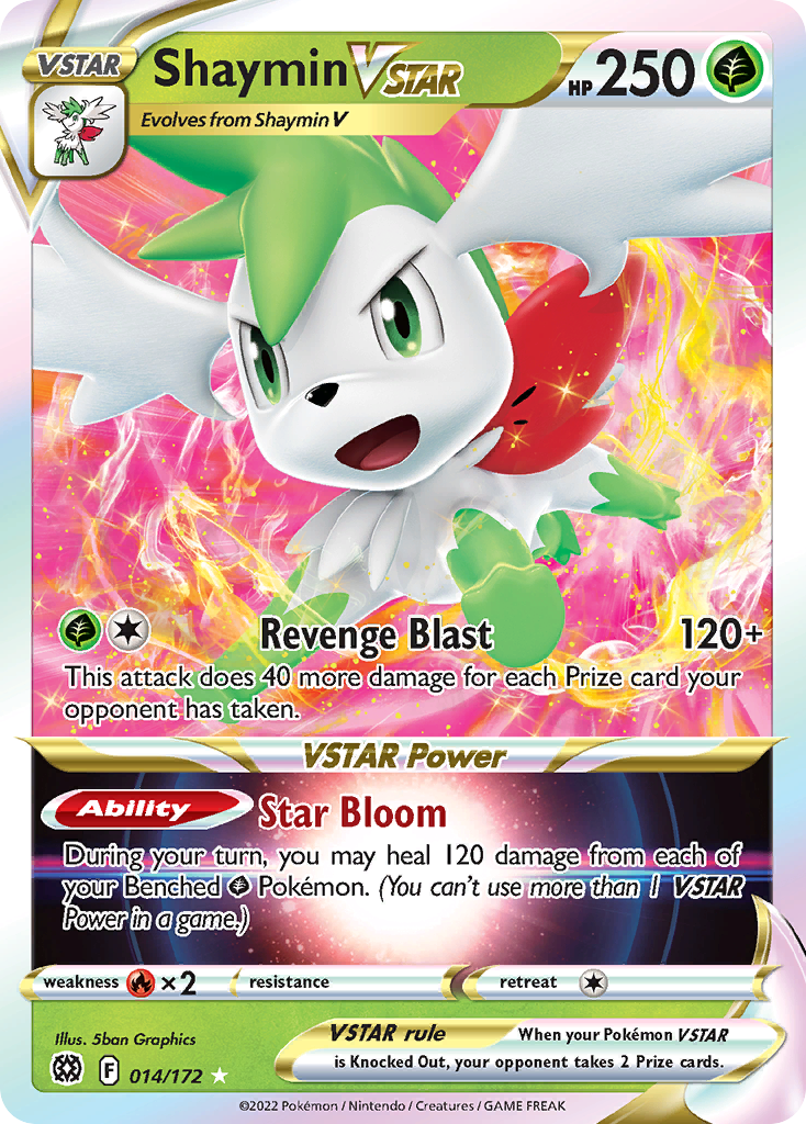 Shaymin VSTAR (014/172) (Jumbo Card) [Sword & Shield: Brilliant Stars] | Infinity Cards & Collectibles