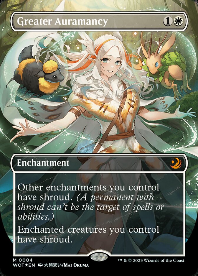 Greater Auramancy (Anime Borderless) (Confetti Foil) [Wilds of Eldraine: Enchanting Tales] | Infinity Cards & Collectibles