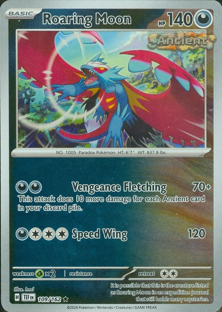 Roaring Moon (109/162) [Scarlet & Violet: Temporal Forces] | Infinity Cards & Collectibles