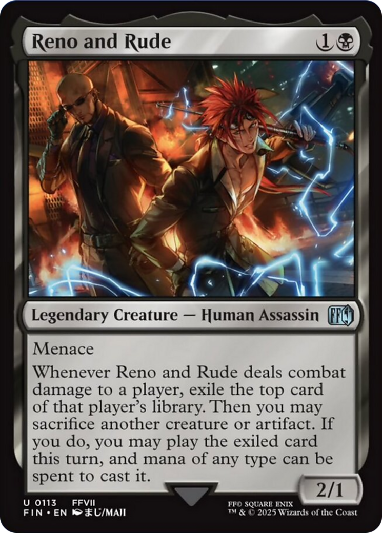 Reno and Rude [FINAL FANTASY] | Infinity Cards & Collectibles