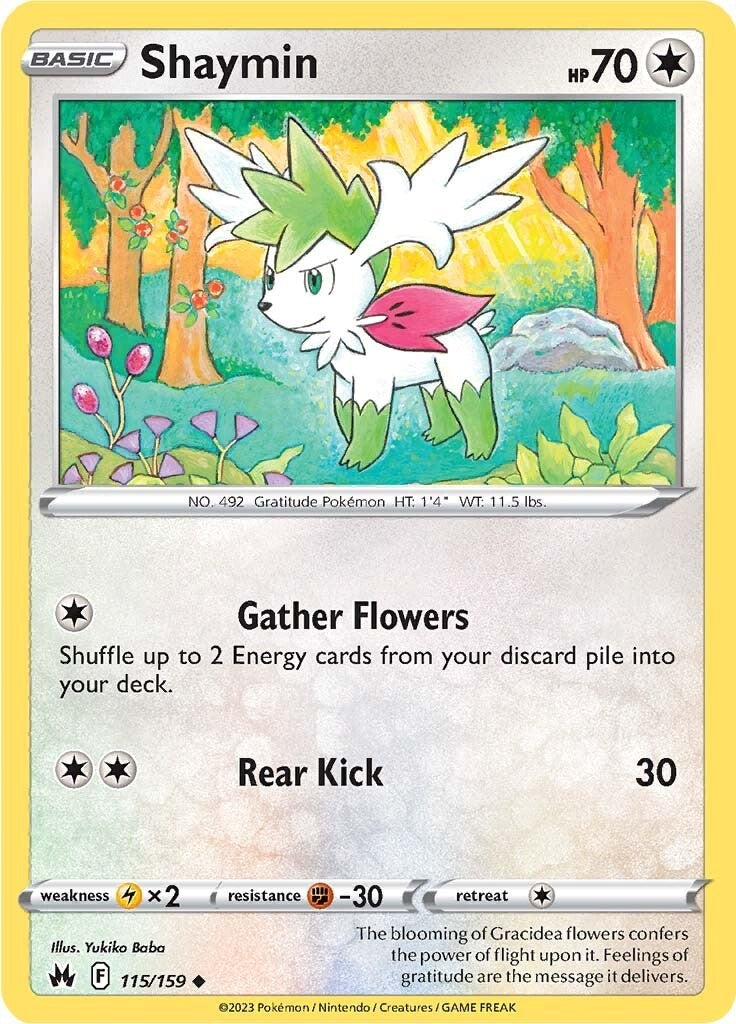 Shaymin (115/159) [Sword & Shield: Crown Zenith] | Infinity Cards & Collectibles