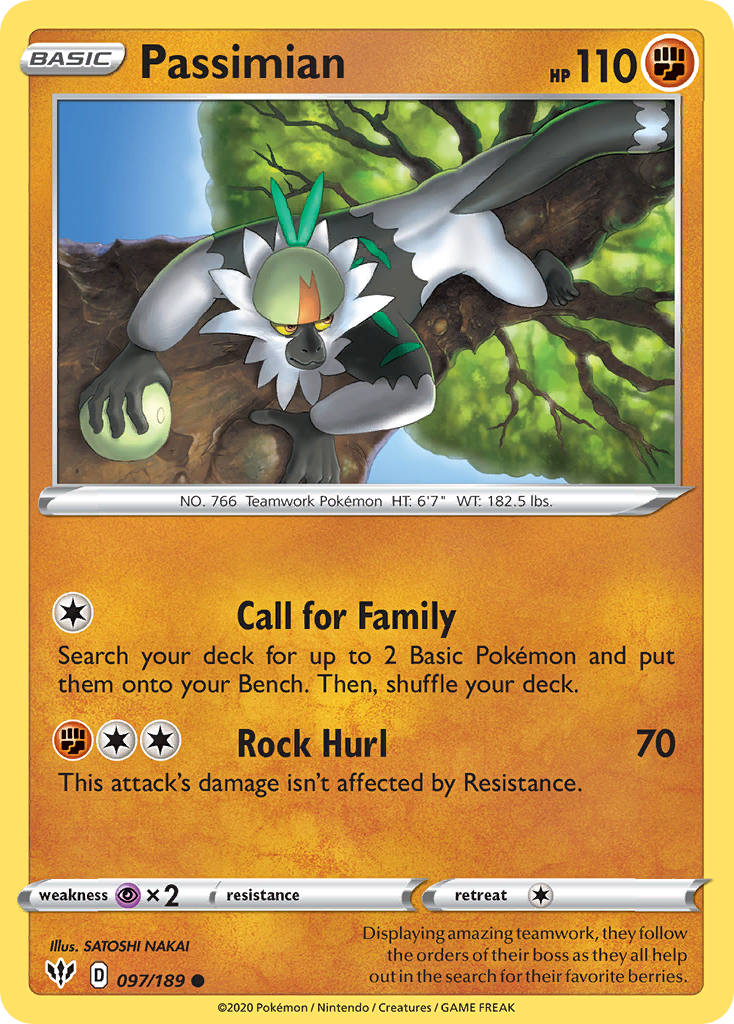 Passimian (097/189) [Sword & Shield: Darkness Ablaze] | Infinity Cards & Collectibles