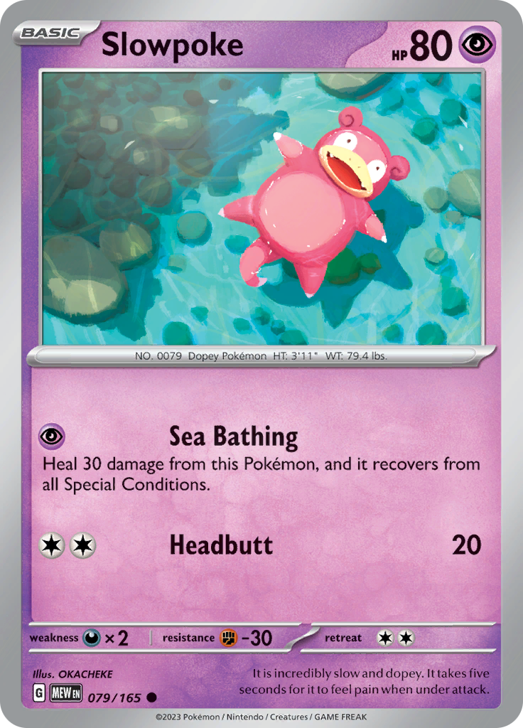 Slowpoke (079/165) [Scarlet & Violet 151] | Infinity Cards & Collectibles