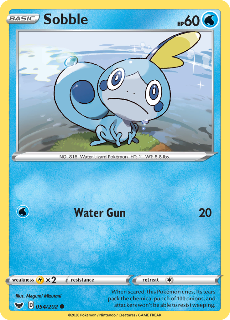 Sobble (054/202) [Sword & Shield: Base Set] | Infinity Cards & Collectibles