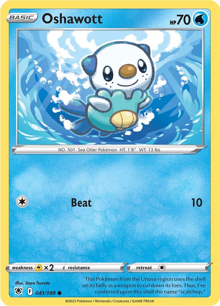 Oshawott (041/189) [Sword & Shield: Astral Radiance] | Infinity Cards & Collectibles