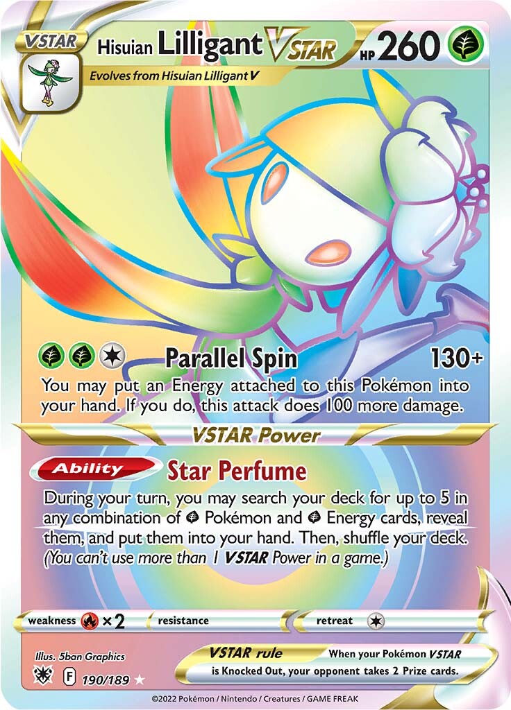 Hisuian Lilligant VSTAR (190/189) [Sword & Shield: Astral Radiance] | Infinity Cards & Collectibles