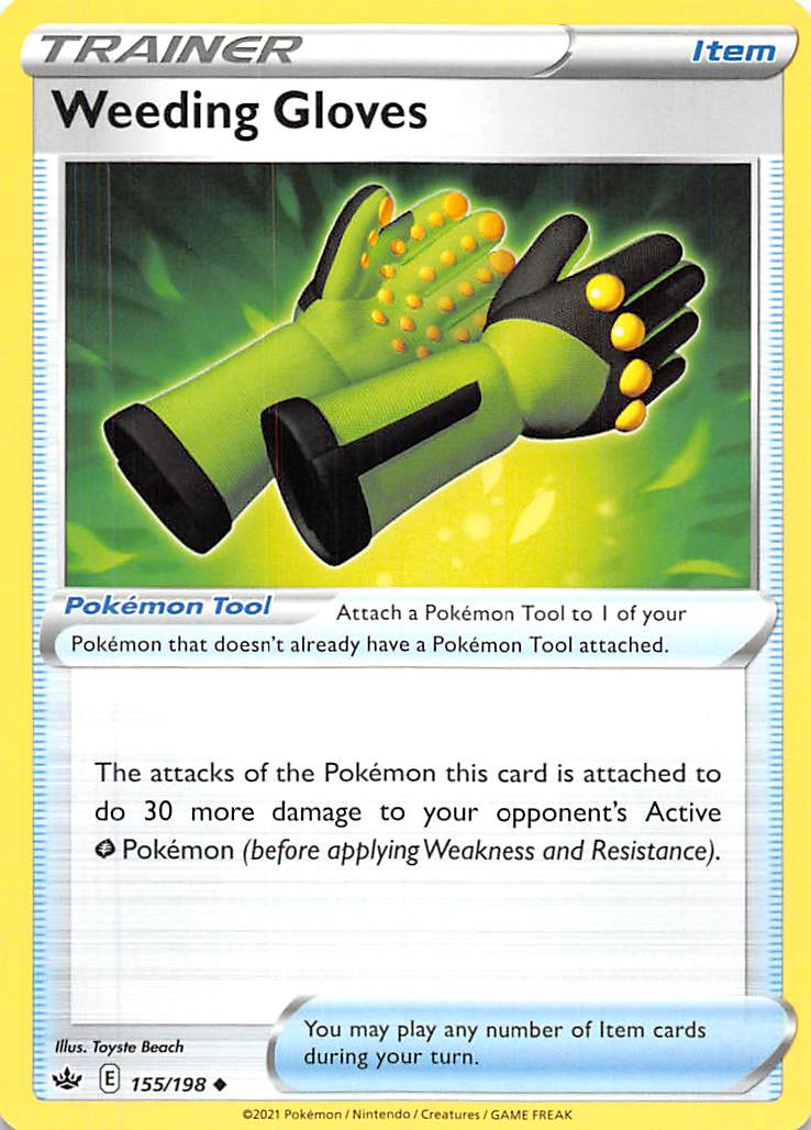 Weeding Gloves (155/198) [Sword & Shield: Chilling Reign] | Infinity Cards & Collectibles