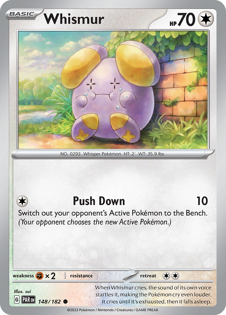 Whismur (148/182) [Scarlet & Violet: Paradox Rift] | Infinity Cards & Collectibles