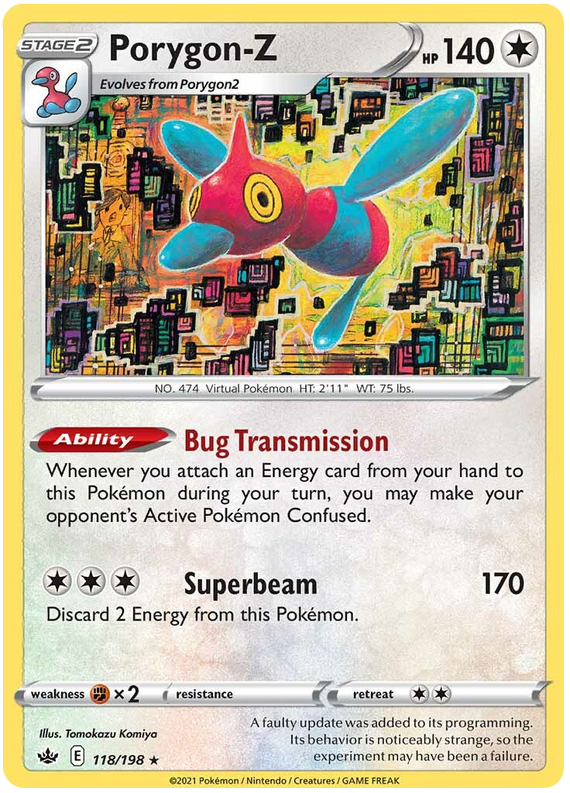 Porygon-Z (118/198) [Sword & Shield: Chilling Reign] | Infinity Cards & Collectibles