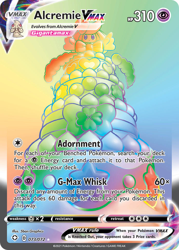 Alcremie VMAX (073/072) [Sword & Shield: Shining Fates] | Infinity Cards & Collectibles