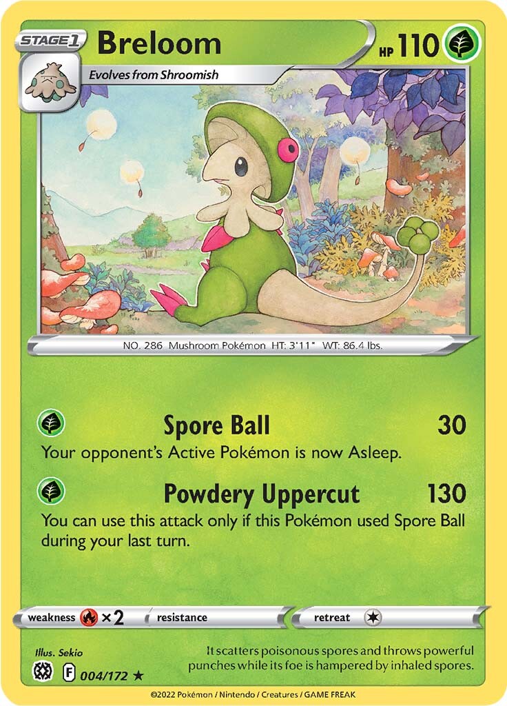 Breloom (004/172) [Sword & Shield: Brilliant Stars] | Infinity Cards & Collectibles